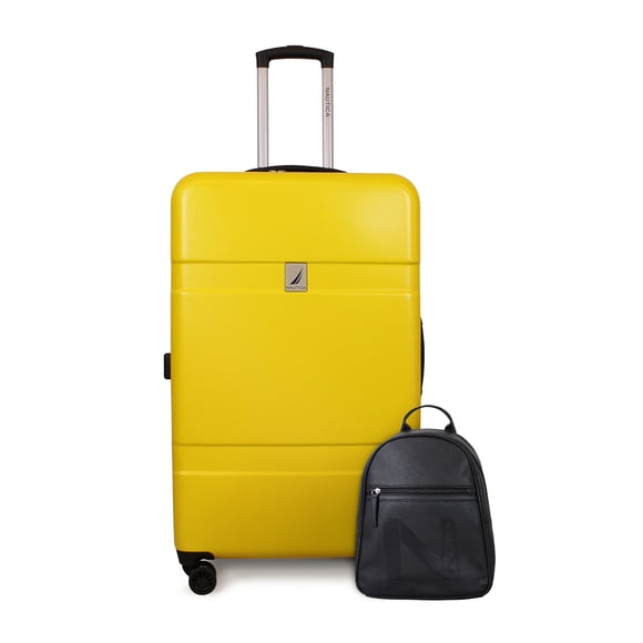 Pack Maleta grande L (23 Kg) Bora Amarillo + Mochila Malik Negro