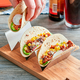 thumbnail image 2 of PORTA TACO BRILLO SATINADO 2 A 3 TACOS, 2 of 3