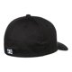 thumbnail image 5 of Gorra de béisbol DC Shoes Star Flexfit Curve Brim negra, 5 of 6