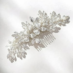 Veatool - Peinado Hecho A Mano, Tocado Exquisito Con Diamantes Artificiales, Accesorios De Belleza Para Bodas, Cotidianas, Fiestas, Banquetes