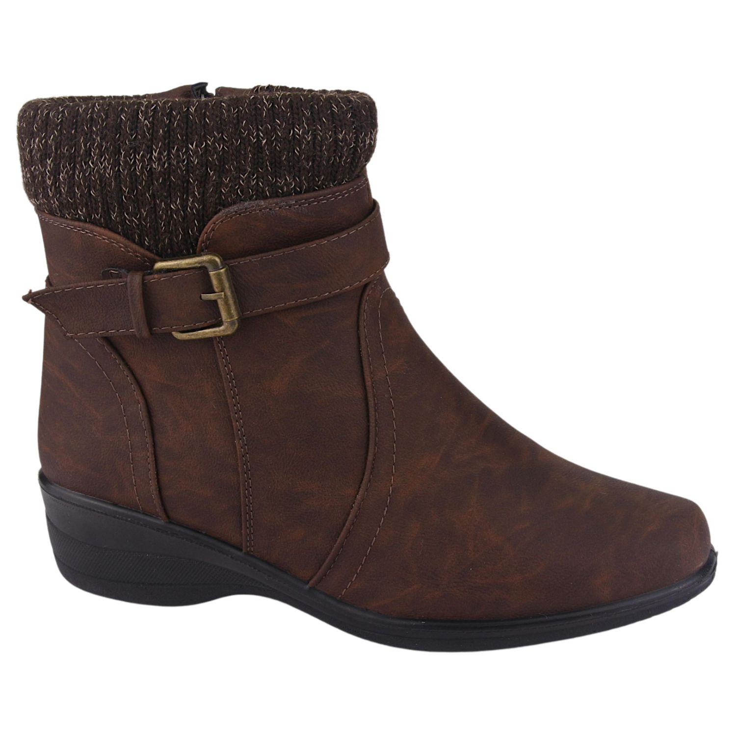 Botin Chalada Mujer Confort-4 Café Casual