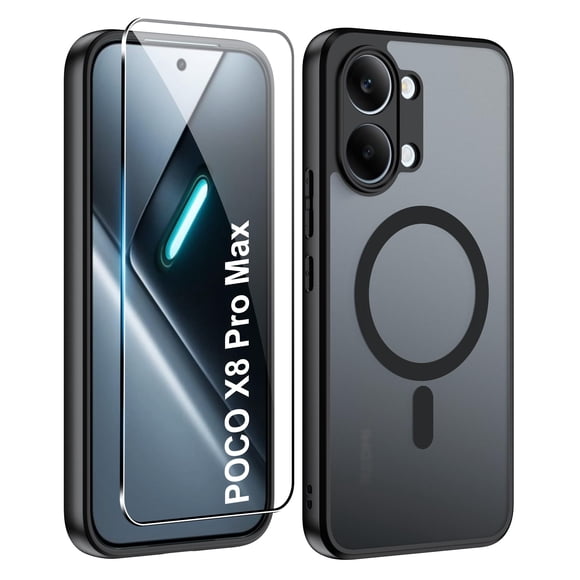 Funda Suttkue para Poco X8 Pro Max, Mate Translúcida y Magnética