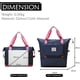 thumbnail image 5 of Bolsa de lona deportiva para gimnasio, expandible, para viajes, natación, yoga, senderismo, acampada, fin de semana, para mujer y hombre, color azul C, 5 of 7
