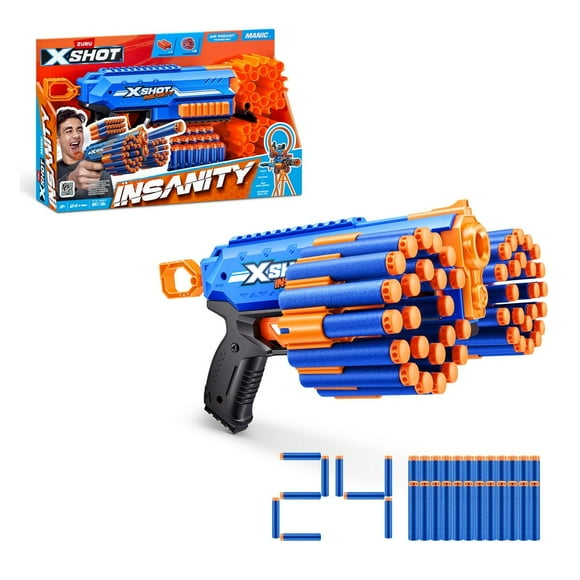 Lanzador de dardos Insanity Maniac + 24 Dardos