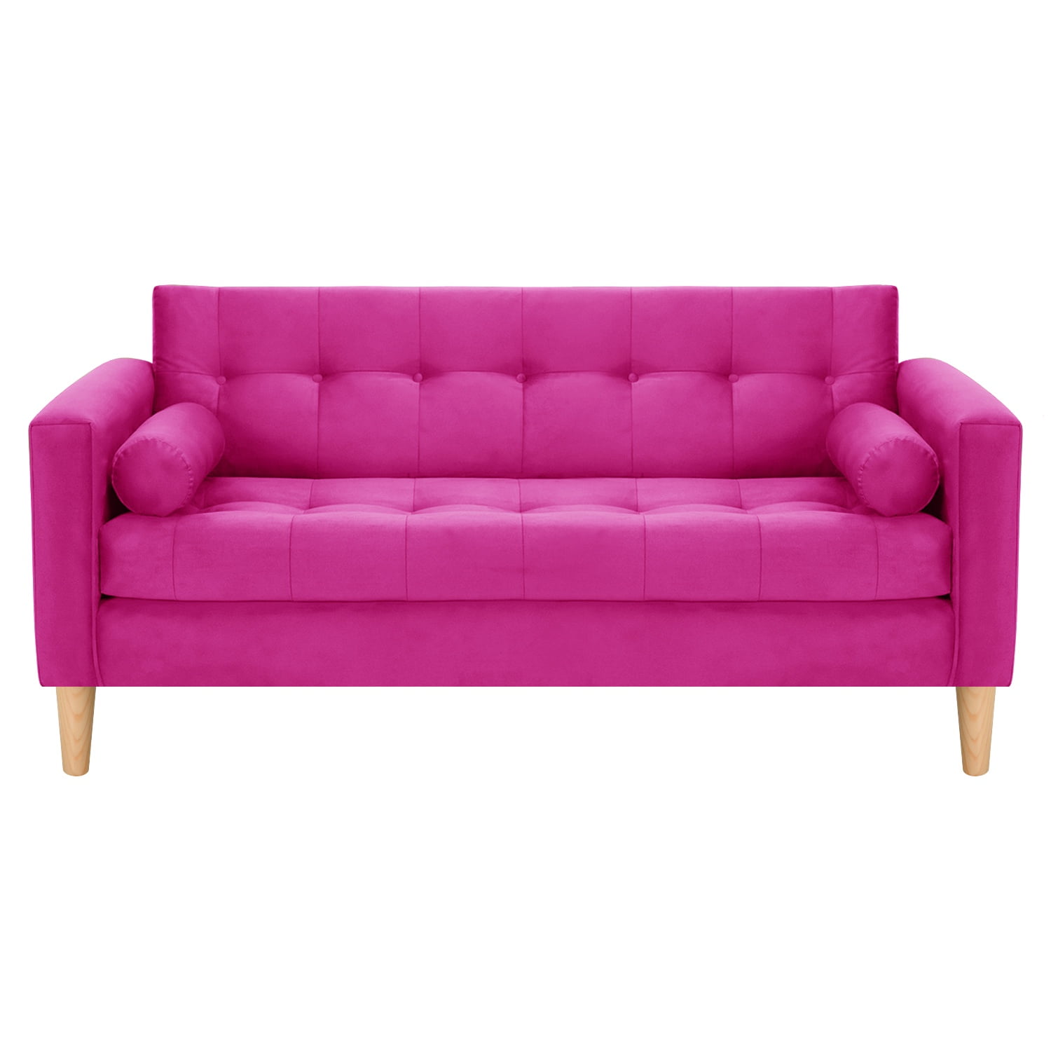 Bodevir - Sofa Retro 3c Felpa 05 Fucsia
