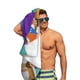 thumbnail image 5 of Charlie y las Formas Toalla de playa de secado rápido con diseño temático, regalo para mujeres y niñas, ideal para cumpleaños, fans, amantes de la música, uso en la playa o al aire libre, 78 × 160 cm, 5 of 6