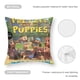 thumbnail image 5 of Pretzel y los Cachorritos Fundas de almohada de terciopelo con tema, regalos de funda de almohada, decoración para el hogar, cojín de lanzar, regalo de cumpleaños para fans y parejas.40*40cm., 5 of 6