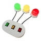 thumbnail image 5 of Tablero sensorial con interruptor de luz, accesorios, bombillas de colores rojo, verde y amarillo, juego de interior para niños, regalo de cumpleaños, 5 of 5