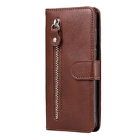 Gangxun - Funda Con Cremallera Para Iphone 13 Mini, Carcasa Cartera De Cuero Pu Con Soporte Y Tarjetero