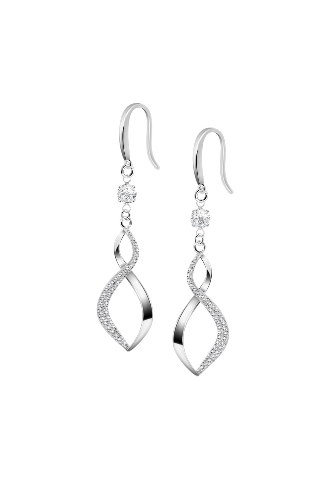 LOTUS Silver Orecchini LP1290-4/1 In Argento 925 Con Zirconi, A Pressione, Donna - 3