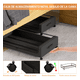 thumbnail image 4 of Caja Organizadora De Para Bajo Cama Con Ruedas 2 Piezas-Negro ¡Sin imagen!, 4 of 6