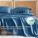thumbnail image 3 of Juego de sábanas Bedsure Queen, derivado del rayón, bambú, color azul pavo real, 3 of 7