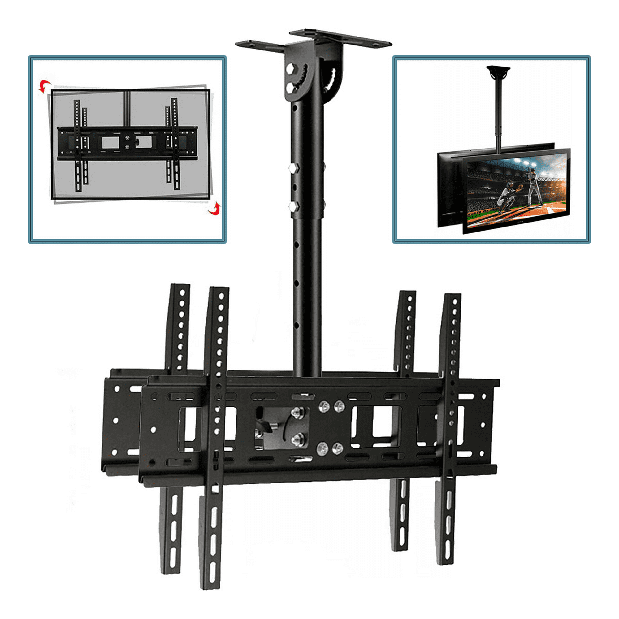 Genérico - Soporte De Techo Para Tv Doble 42 A 80 Pulg Dual