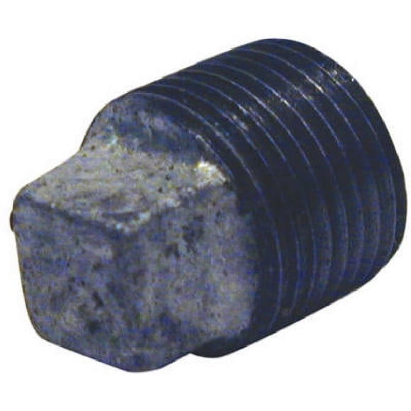 Plug BK Products, hierro maleable galvanizado, 1 pulgada, paquete de 5