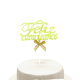 thumbnail image 1 of Topper Torta Feliz Cumpleanos Amarillo Glow X1 Uni, 1 of 1