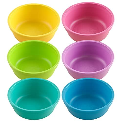 Set De Bowls Para Niños Pequeños Re-play De 12 Oz, Sin Bpa, Duraderos, Paquete De 6