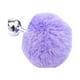 thumbnail image 2 of Plug Anal Cola de Conejo Acero Inoxidable Morado Talla S, 2 of 2
