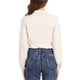 thumbnail image 3 of INSPIRE CHIC Blusa de Mujer Abotonada Leotardo Cuello Peter Pan Manga Larga Bodysuit de Negocios Talla XL Beige, 3 of 5
