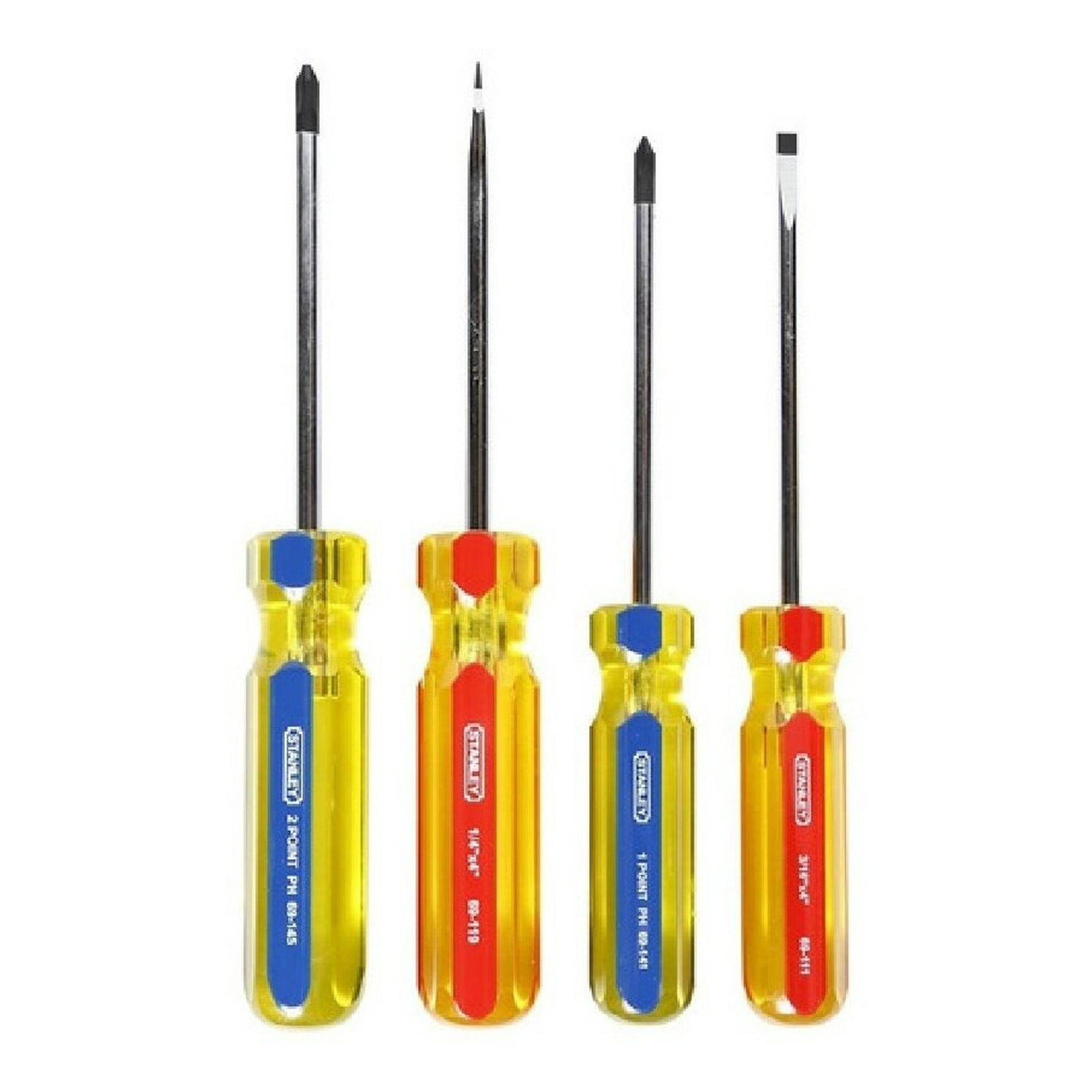 Set 4 Destornilladores Pro Paleta Y Cruz Stanley Stht69169