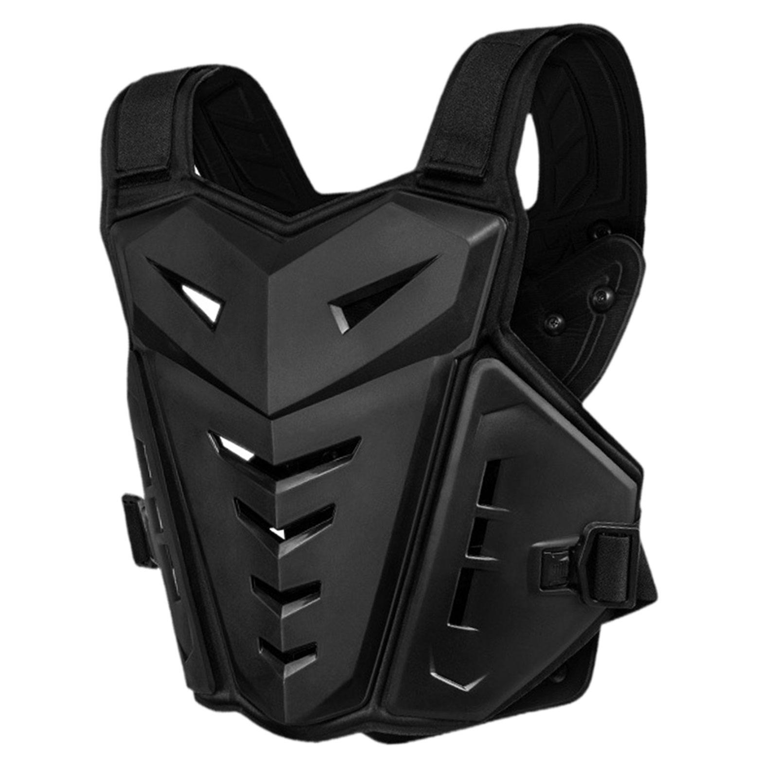 Ioensy - Generic Chaleco Protector De Pecho Para Motocicleta Protector De Pecho Para Adultos De Alto Rendimiento Negro
