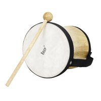 Magideal - Batería Para Niños, Batería De Madera Con Correa De Transporte, Baquetas De Madera, Batería De Juguete, Batería De Instrumentos Musicales Para Niñas Negro