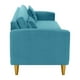 thumbnail image 5 of Sofa New Retro 3CG Felpa 01 Turquesa, 5 of 6