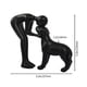thumbnail image 4 of Estatua de perro, hombre y perro de Friygardcn para decoración del hogar, 4 of 7
