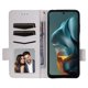 thumbnail image 2 of Funda Cartera para Motorola MOTO E15 4G Tapa Flip con Ranuras y Soporte Blanco, 2 of 5