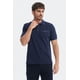 thumbnail image 1 of Polera Hombre Pique Con Bolsillo Botón Azul Marino, 1 of 4