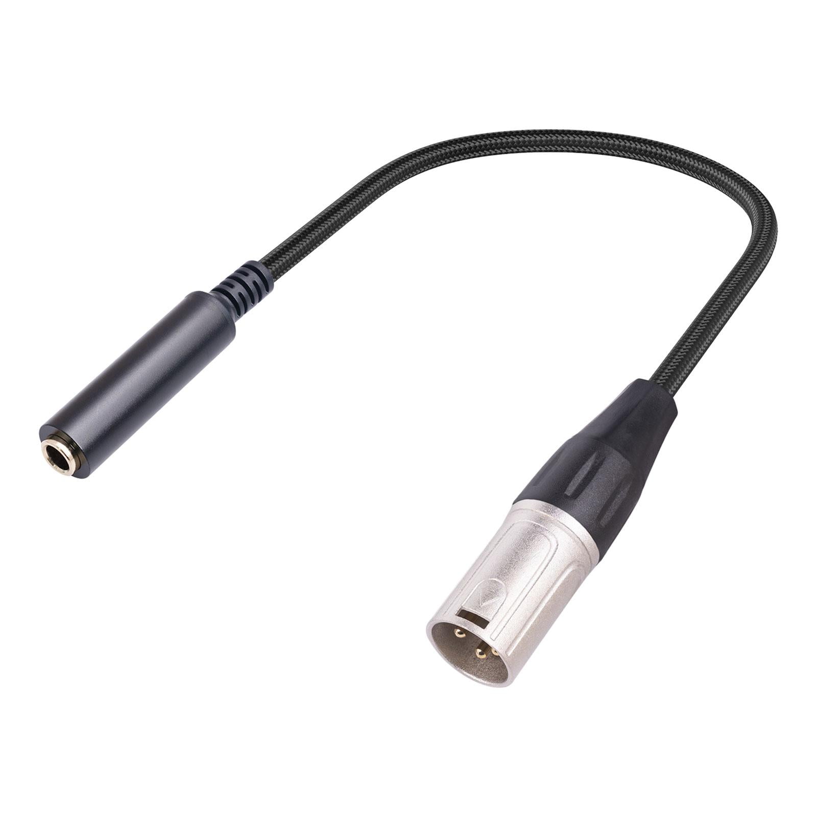 Magideal - Cable Adaptador Xlr A 1 4 Cable De Intercoión Conector De Cable De Audio De 3 Pines Cable Trs A Xlr Para Consola Mezcladora De Cine