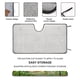 thumbnail image 2 of Adivina Cuánto Te Quiero Parasol para Parabrisas Delantero Protector Plegable, Visera Solar para Auto Bloquea Rayos UV Mantiene tu Vehículo Fresco140cm*76cm, 2 of 6