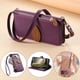 thumbnail image 5 of Funda tipo cartera FOXDOCK para Samsung Galaxy S26 Ultra con ranuras para tarjetas, soporte y cremallera - Pulsera larga Púrpura, 5 of 6