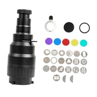 Bothyi - Snoot Óptico Cónico Con Lente Óptica Snoot De Proyector Cónico Profesional