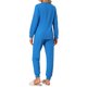 thumbnail image 3 of INSPIRE CHIC Conjunto de Pijama para Mujer Tejido de Waffle Manga Larga Cuello en V Tops Pantalones Jogger Cintura Elástica 2 Piezas Conjuntos de Ropa de Casa con Bolsillos M Azul, 3 of 6