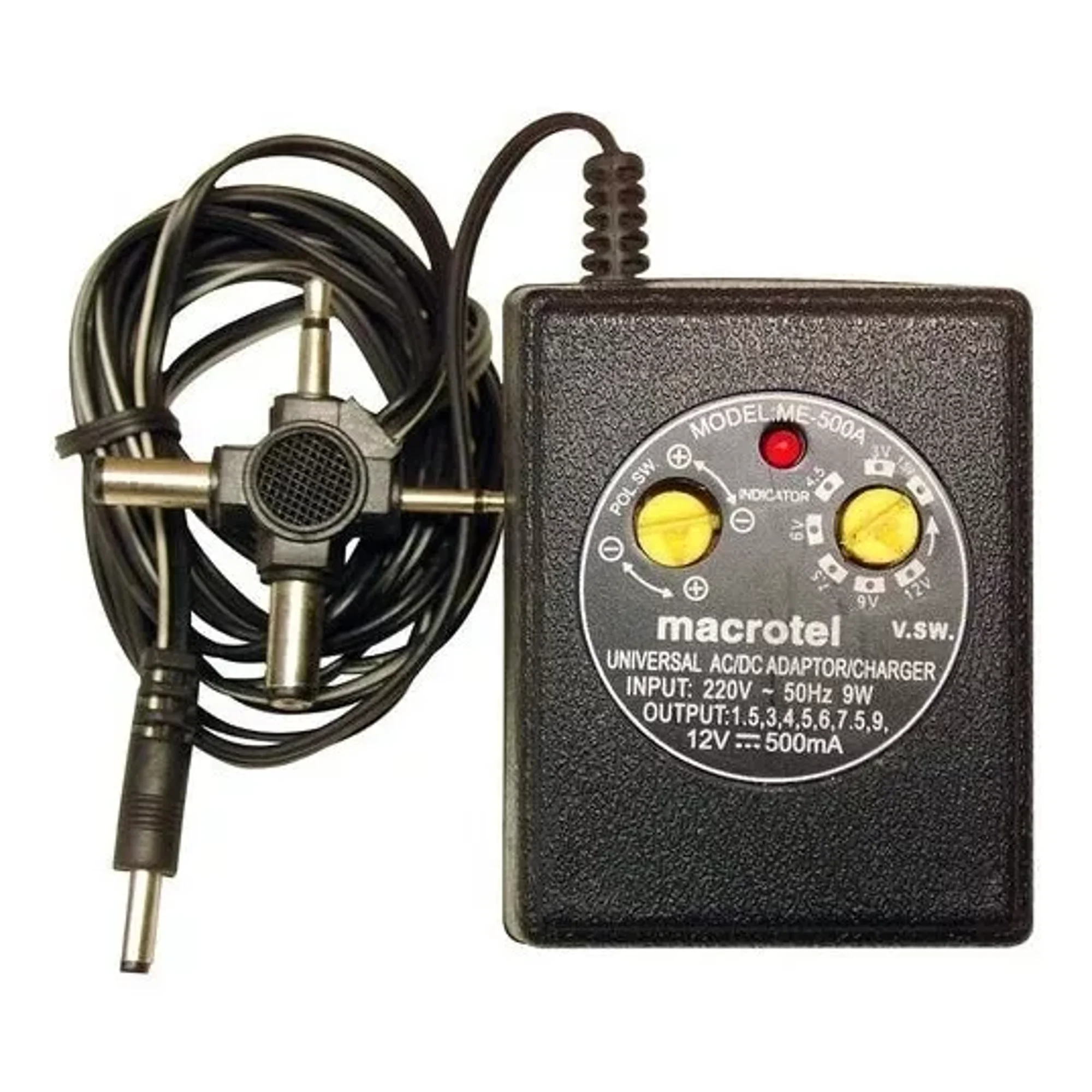 Center Web - Eliminador De Pila 500 Ma Adaptador Universal