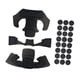 thumbnail image 1 of El Kit De Relleno De Casco Suministra Almohadillas De Esponja De Memoria Para Montar En El Exterior De Skate Negro, 1 of 3