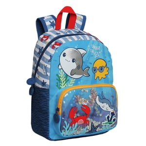 Mochila Infantil Niño Pop Sea Azul Head