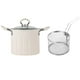 thumbnail image 2 of Olla Para Freír De 3 Litros Con Colador, Sartén De Cocina Para Freír, Fiesta, Cocina, Color Blanco, 2 of 5