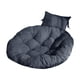 thumbnail image 4 of Cojín Colgante Para Mecedora Con Almohada, Alfombrilla Para Silla De Jardín, Hamaca, Color Gris Oscuro, 4 of 5