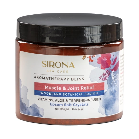 Cristales de Sal de Epsom Sirona Spa Aromaterapia 454 g