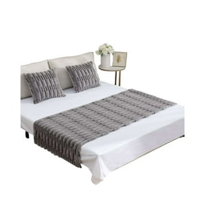 Imac Hogar - Piecera Mas 2 Fundas Diseño Bambu Gris