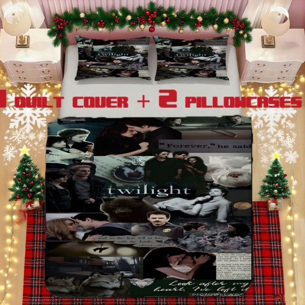 Twilight Saga Printed Soft Bedding Set Made of Polyester Fiber Serves Both Decorative And Warming Purposes