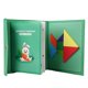 thumbnail image 4 of Tangram Geométrico Manipulador Cerebro Teasers Juguete Para Niños Niñas Niños Edades 4-8 Verde, 4 of 5