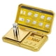 thumbnail image 1 of Escala de gramo 200g / 0.01g, Escalas de joyería Peso digital gramos y onzas, Escala de hierbas de bolsillo digital con 6 modos, alquitrán para hierbas, joyería, pequeña (con peso de 50g), 1 of 3