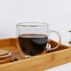thumbnail image 3 of Pack 2 Tazas De Vidrio Doble Pared Café Té 250 Ml, 3 of 4