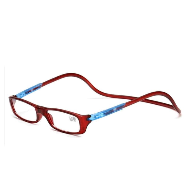 Las gafas de lectura magnéticas se pueden colgar alrededor del cuello para facilitar su transporte, gafas de lectura plegables.