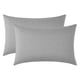 thumbnail image 1 of Protector de Almohada con Cremallera Tamaño Estándar REGALWOVEN (paquete de 2), Impermeable de Poliéster Delgado, Adecuado para Uso en Hogar y Hotel Gris Reina, 1 of 5