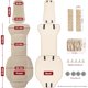 thumbnail image 2 of Fundas de Asiento Sanwom Cuero Sintético 2 Unidades Beige Impermeables, 2 of 9