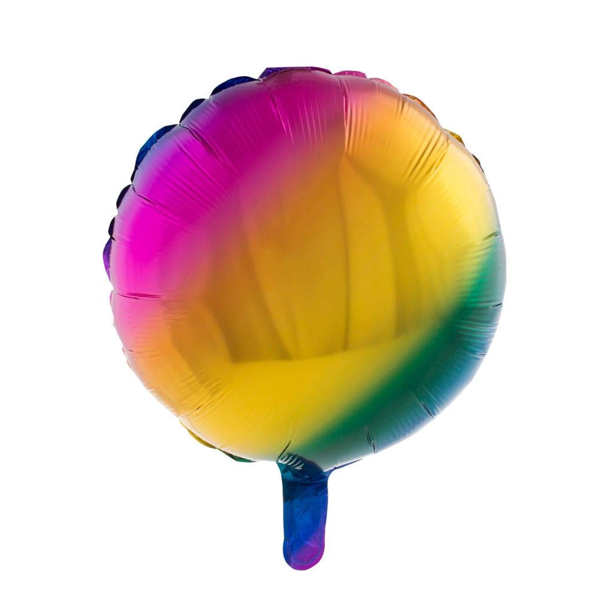 Globo De Aluminio Circular Con Forma De Arcoíris, 45 Cm X 45 Cm, Funny Fashion Usa