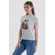 thumbnail image 2 of Polera Mujer Básica Print Gris Melange / Rosado, 2 of 4